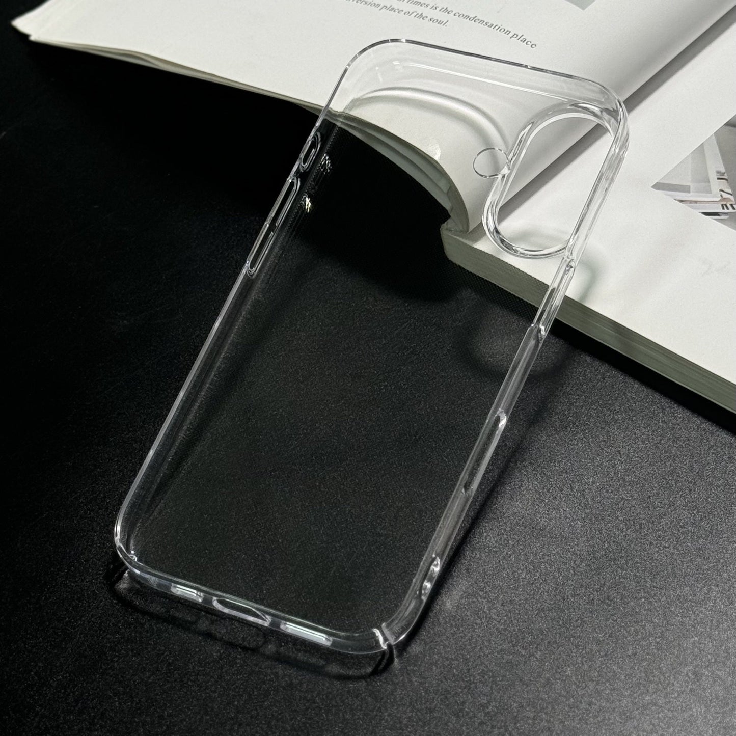 iPhone 16 シリーズ対応 透明PCハードケース クリアカバー