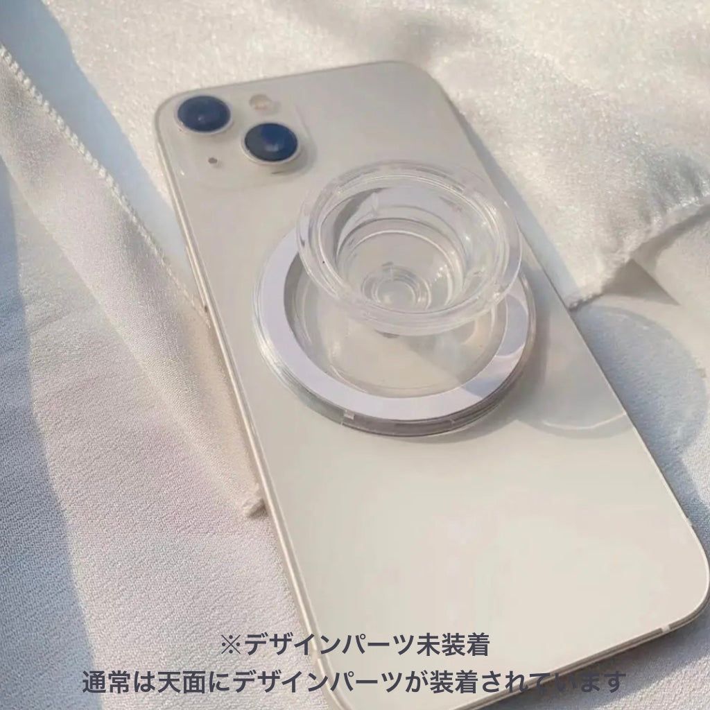 スライスカット スマホグリップ スマホスタンド グリップトック フルーツ 野菜 MagSafe対応タイプ 強力接着ジェルシートタイプ オリジナル スマホリング スタンド iPhone マグネット 落下防止