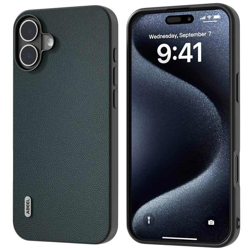 iPhone 16 シリーズ 背面PUレザーケース シンプル 軽量 おしゃれ 全6色