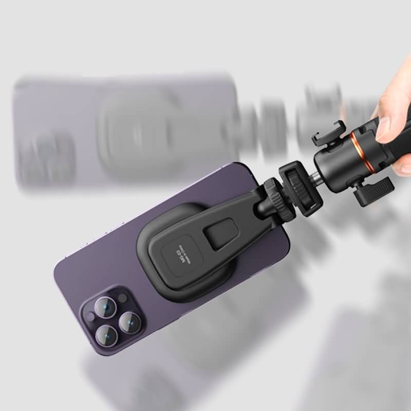カメラ三脚やアームスタンドなどをMagSafe対応化するための拡張マグネット磁石 アクセサリーシュー搭載タイプ vlog シンバルユーザーにも最適 DJI OM6/5/4/4SE Osmo Mobile 一眼レフ ミラーレス