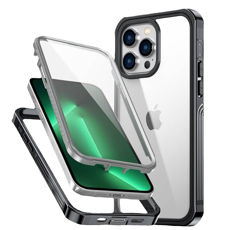 iPhone 14 シリーズ対応 全面保護 PC+TPUケース ワイヤレス充電可能 背面型カバー 耐衝撃