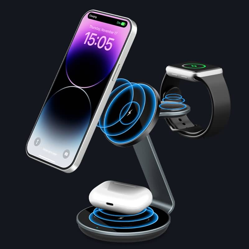 MagSafe対応 3in1ワイヤレス充電器 iPhone Apple Watch AirPods Pro