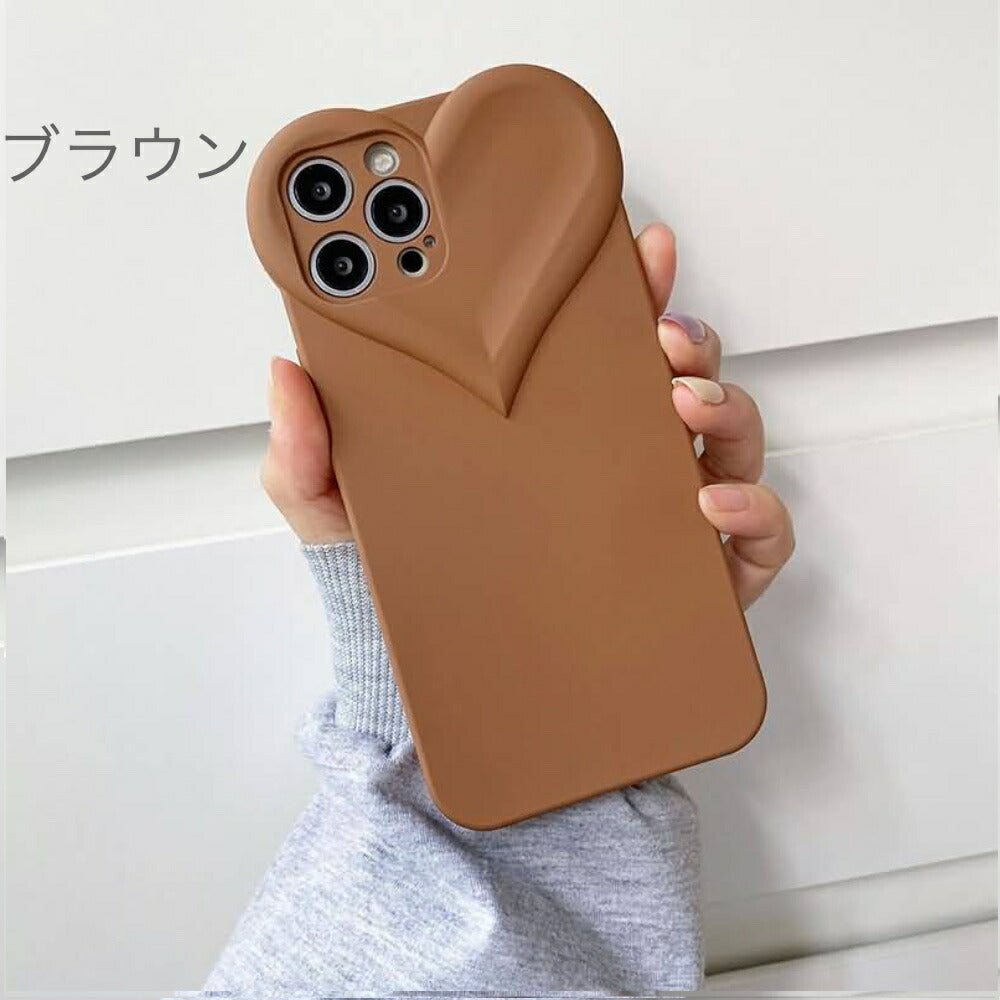 iPhone12ProMaxminiハートモチーフスタンド機能付きケース鍍金仕上げTPUケースカメラまで保護ソフトTPUスマホケース全4色11ProMax7/8/SE2