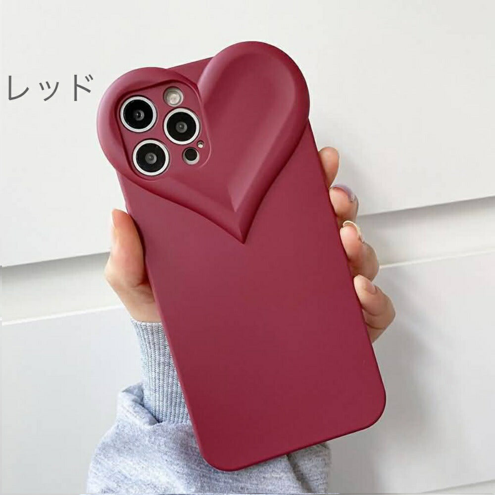 iPhone12ProMaxminiハートモチーフスタンド機能付きケース鍍金仕上げTPUケースカメラまで保護ソフトTPUスマホケース全4色11ProMax7/8/SE2