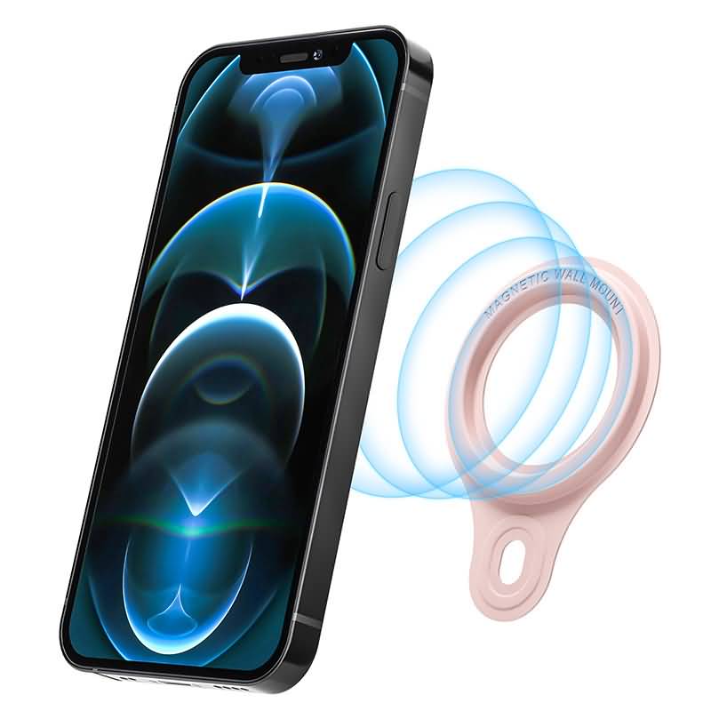 iPhone12/13対応Magsafe対応マグネットホルダー壁掛けリビングキッチン磁気吸着強磁器マグネット車載ホルダー対応薄型マグネットシールアイフォン131211各種全3色