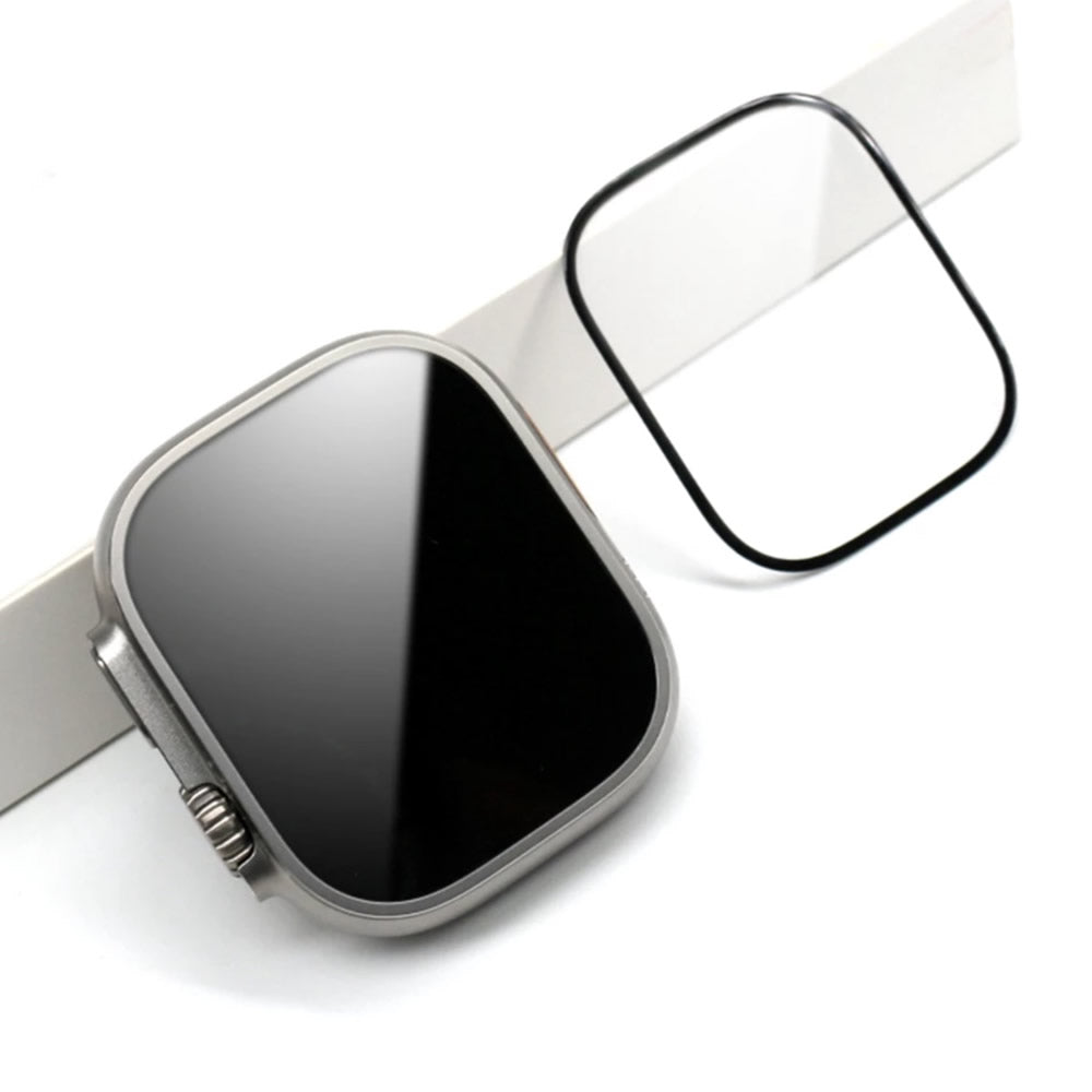 Apple Watch Ultra 用画面強化ガラス 9H 光沢ツヤツヤ高透明度