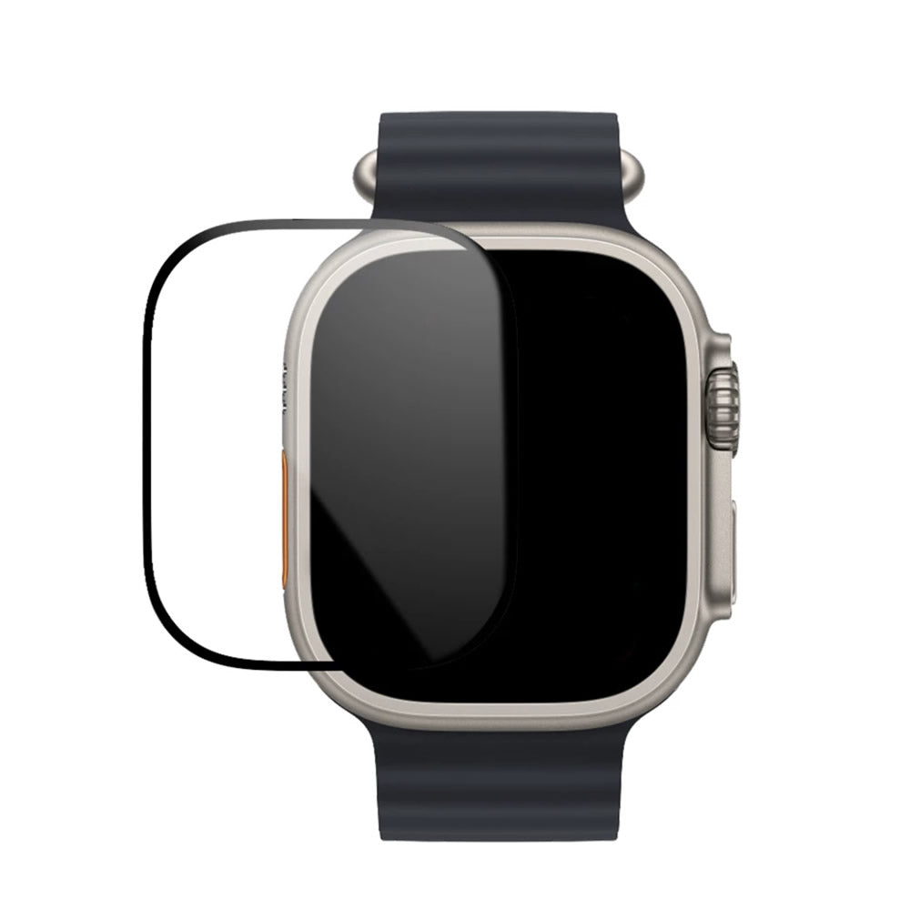 Apple Watch Ultra 用画面強化ガラス 9H 光沢ツヤツヤ高透明度
