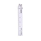 RIPNDIP NERM RULER WHITE リップンディップ 定規 じょうぎ 物差し ネコ 猫 文房具 RND3863