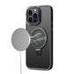 iPhone 14 シリーズ対応 MagSafe対応 リングスタンド機能搭載 2in1 PC+TPUケース マットコーティング サラサラ手触り スタンド角度調整可能 iPhone 14 Pro Max Plus