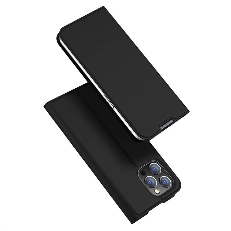 iPhone 15 シリーズ対応 DUX DUCIS社製 高級感のある薄型PUレザー手帳ケース ワイヤレス充電対応  耐衝撃