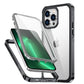 iPhone 14 シリーズ対応 全面保護 PC＋TPUケース ワイヤレス充電可能 背面型カバー 耐衝撃