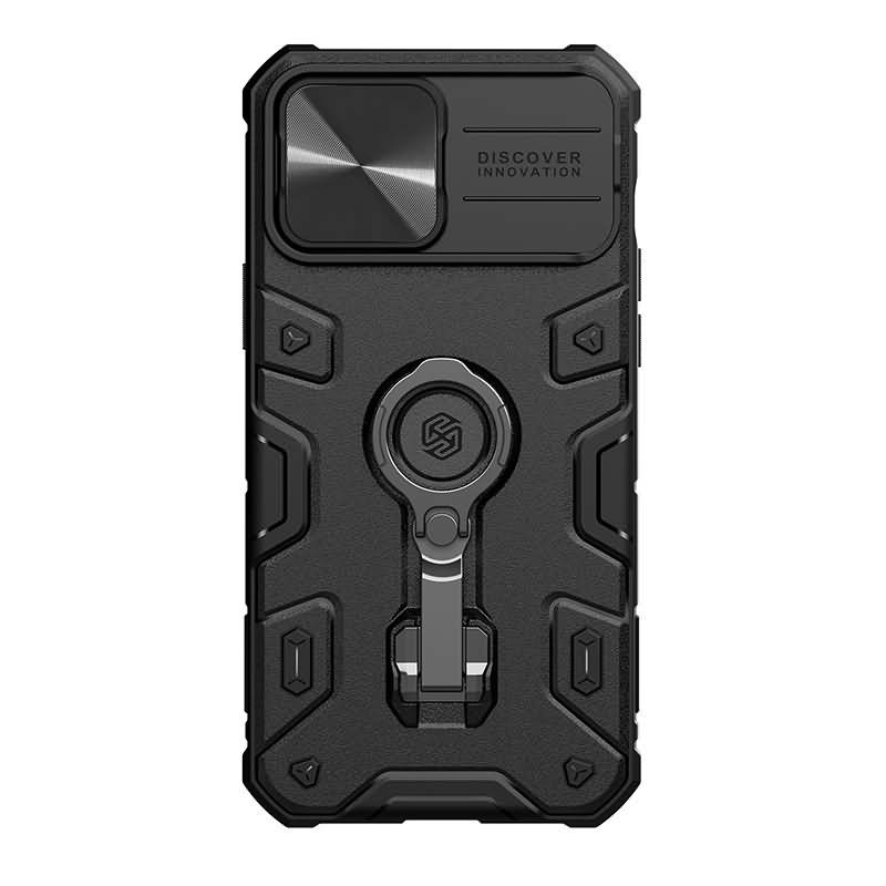 Nillkin正規品 MagSafe対応 iPhone 14 シリーズ対応 リング付き耐衝撃ケース カメラレンズ保護 スタンド機能