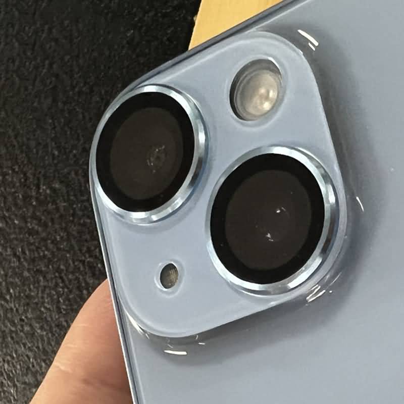 iPhone 15シリーズ対応 フレームPC素材 カメラレンズ強化ガラスプロテクトカバー レンズ割れ防止