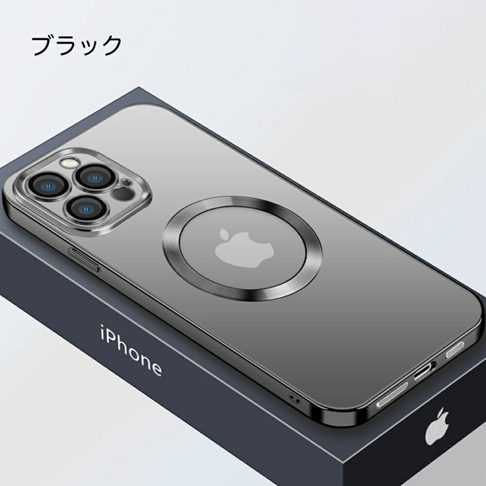 iPhone12miniProMaxMagsafe対応ケース高級感のあるPU合成革カラフルレザー背面型カバー高速充電対応マグセーフ対応スマホケース全4色