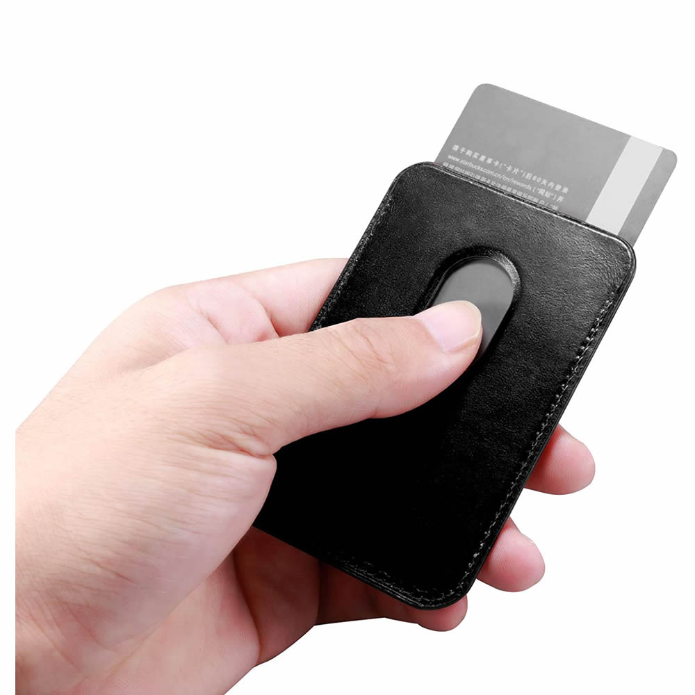MagSafe対応本革カードホルダーiPhone12miniProMaxマグセーフカードポケット