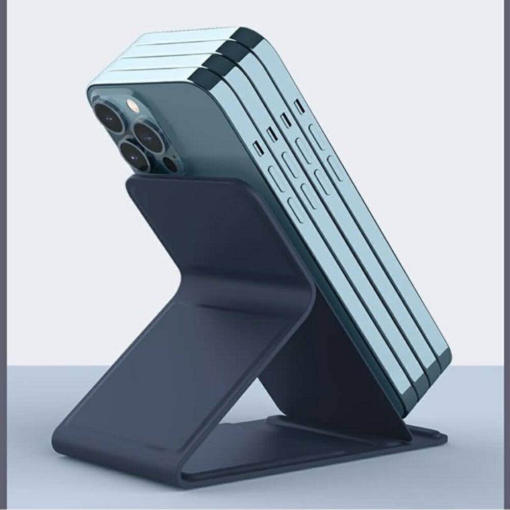 シンプルMagSafe充電器スタンド折り畳式スタンドホルダiPhone12卓上スマホスタンドiPhone12Magsafe充電対応アルミ合金スタンドホルダーMagSafe用スタンド360度回転持ち運び便利多角度調整可能スタンドホルダ全2色