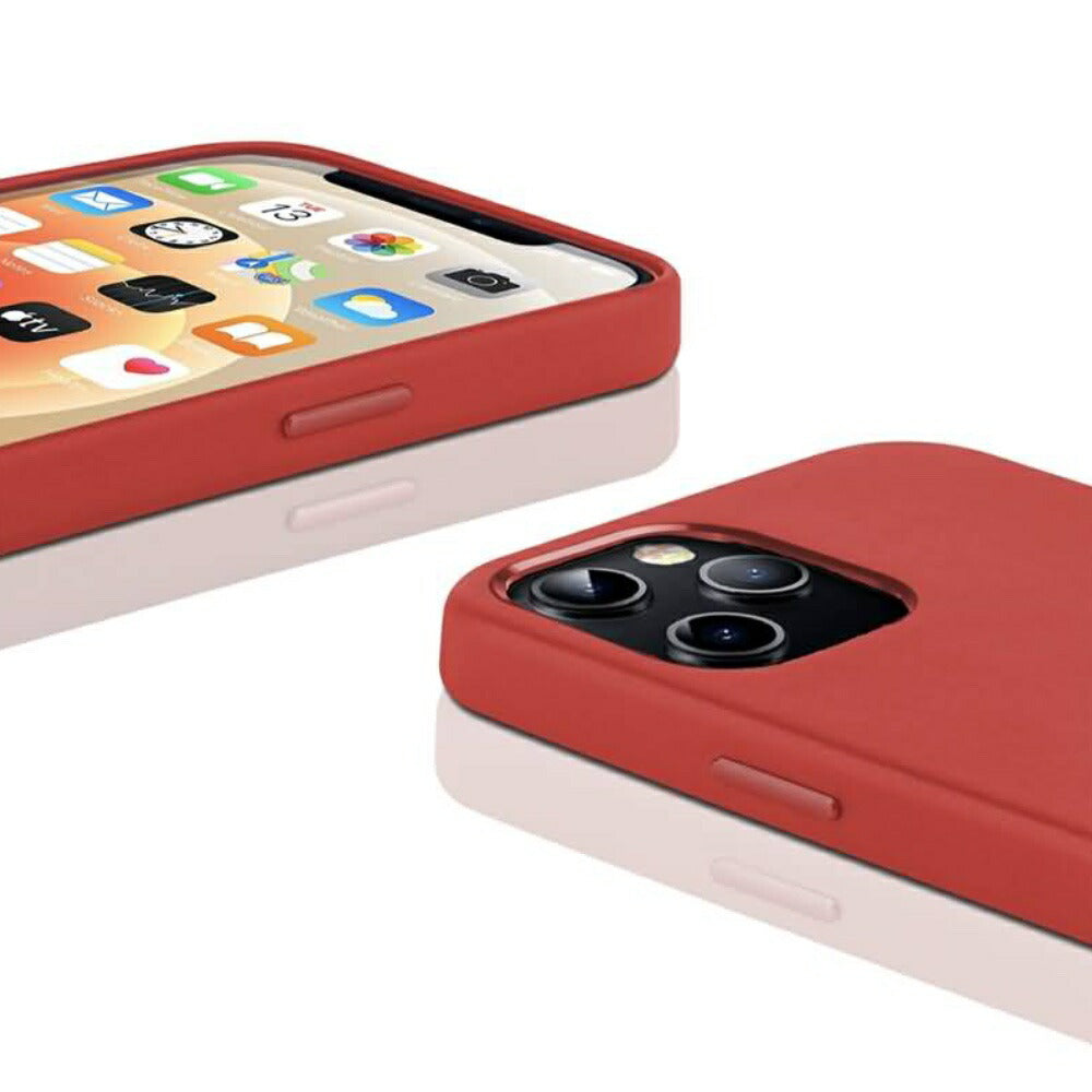 iPhone 15 シリーズ対応 MagSafe対応ケース 高品質PUカラフルレザー